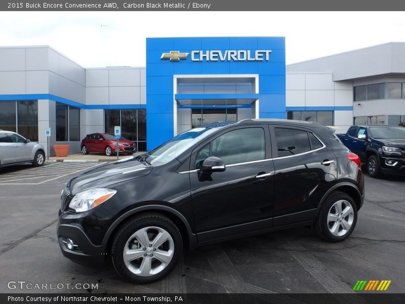 Carbon Black Metallic / Ebony 2015 Buick Encore Convenience AWD