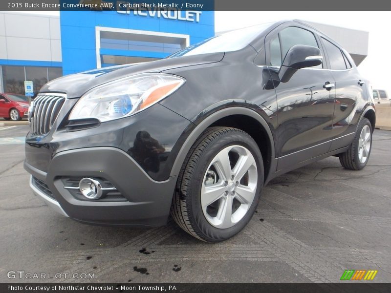 Carbon Black Metallic / Ebony 2015 Buick Encore Convenience AWD