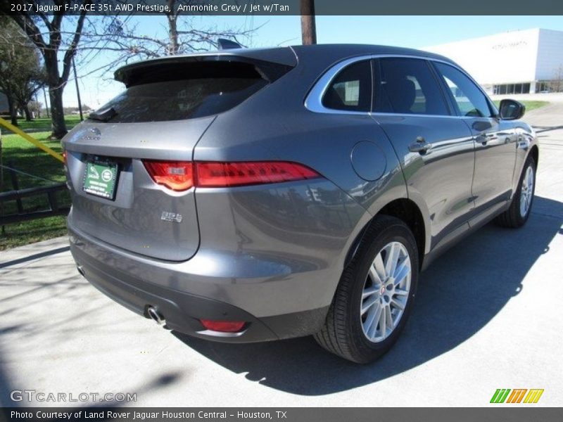 Ammonite Grey / Jet w/Tan 2017 Jaguar F-PACE 35t AWD Prestige