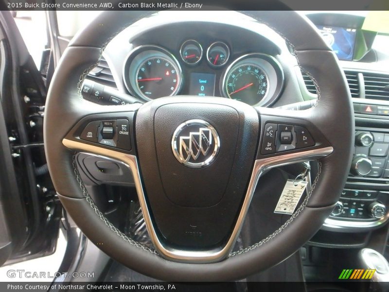 Carbon Black Metallic / Ebony 2015 Buick Encore Convenience AWD