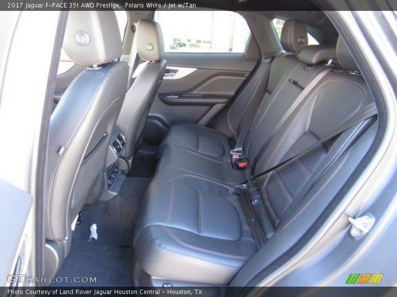 Polaris White / Jet w/Tan 2017 Jaguar F-PACE 35t AWD Prestige