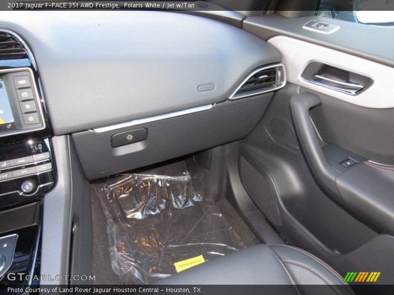 Polaris White / Jet w/Tan 2017 Jaguar F-PACE 35t AWD Prestige