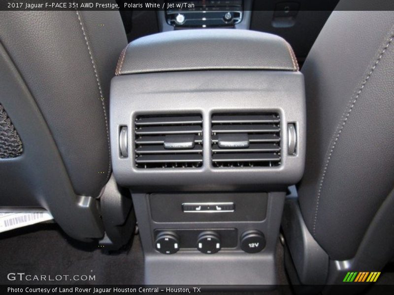 Polaris White / Jet w/Tan 2017 Jaguar F-PACE 35t AWD Prestige