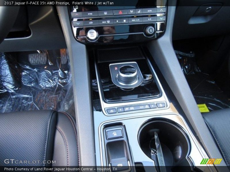 Polaris White / Jet w/Tan 2017 Jaguar F-PACE 35t AWD Prestige