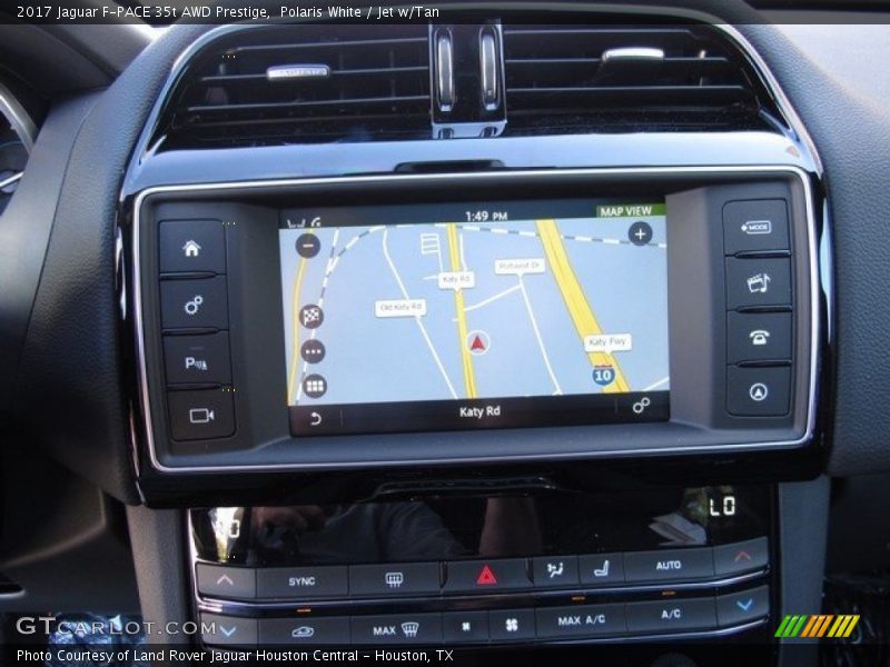 Polaris White / Jet w/Tan 2017 Jaguar F-PACE 35t AWD Prestige