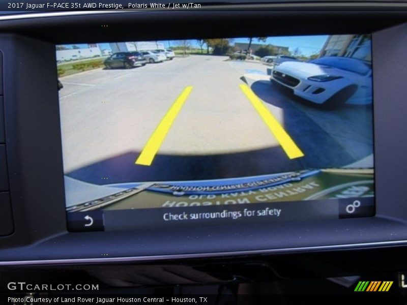Polaris White / Jet w/Tan 2017 Jaguar F-PACE 35t AWD Prestige