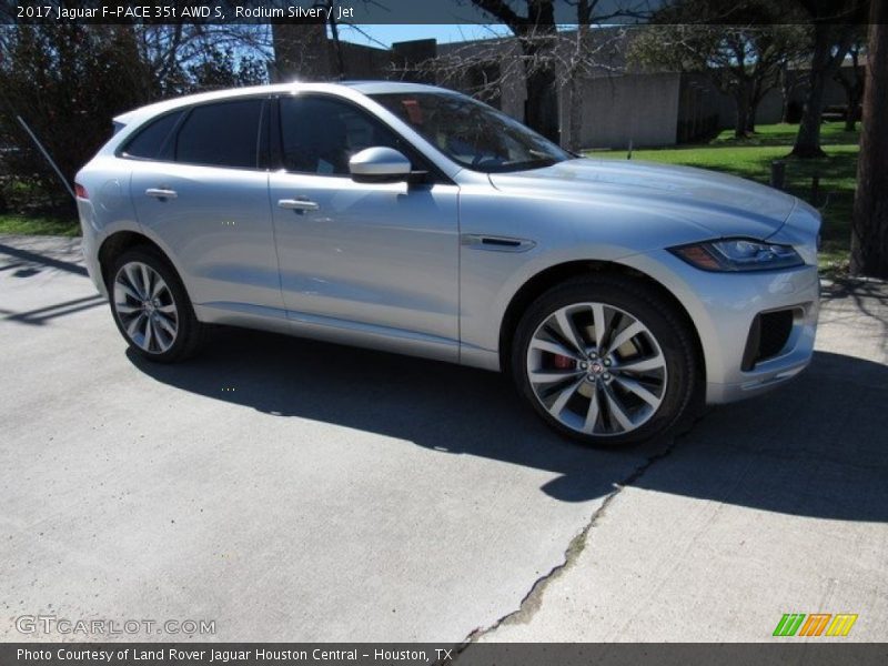 Rodium Silver / Jet 2017 Jaguar F-PACE 35t AWD S