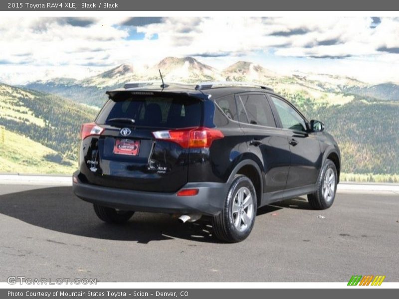 Black / Black 2015 Toyota RAV4 XLE
