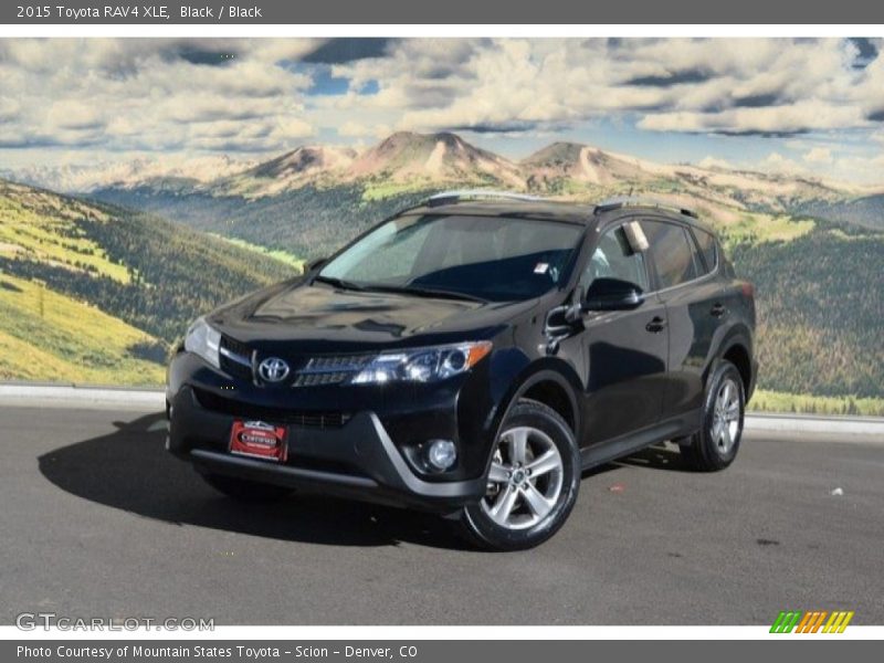 Black / Black 2015 Toyota RAV4 XLE