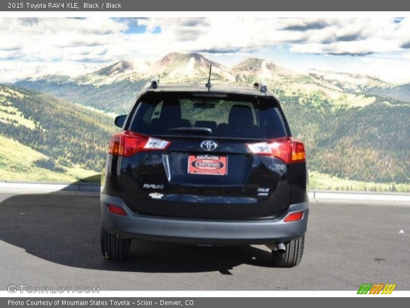 Black / Black 2015 Toyota RAV4 XLE