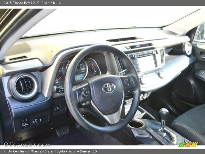 Black / Black 2015 Toyota RAV4 XLE