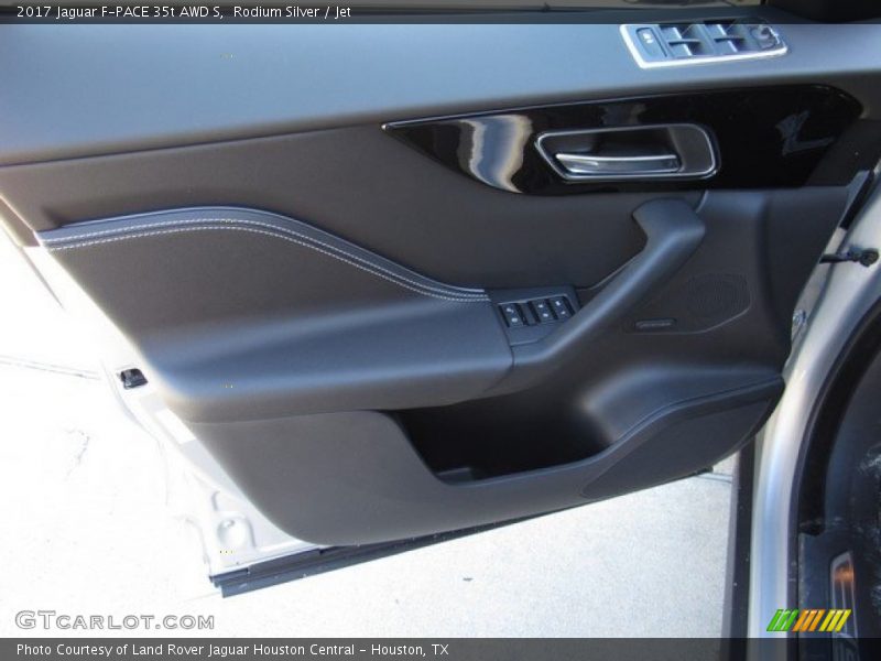 Rodium Silver / Jet 2017 Jaguar F-PACE 35t AWD S