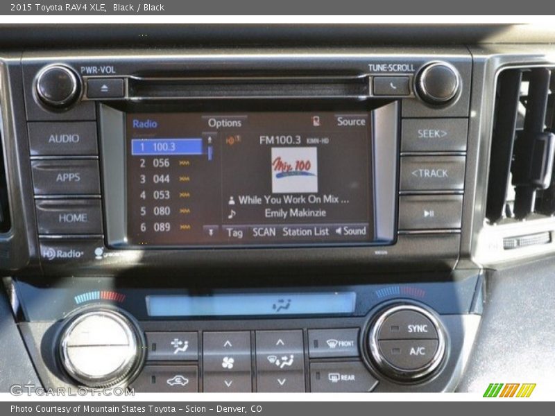 Black / Black 2015 Toyota RAV4 XLE