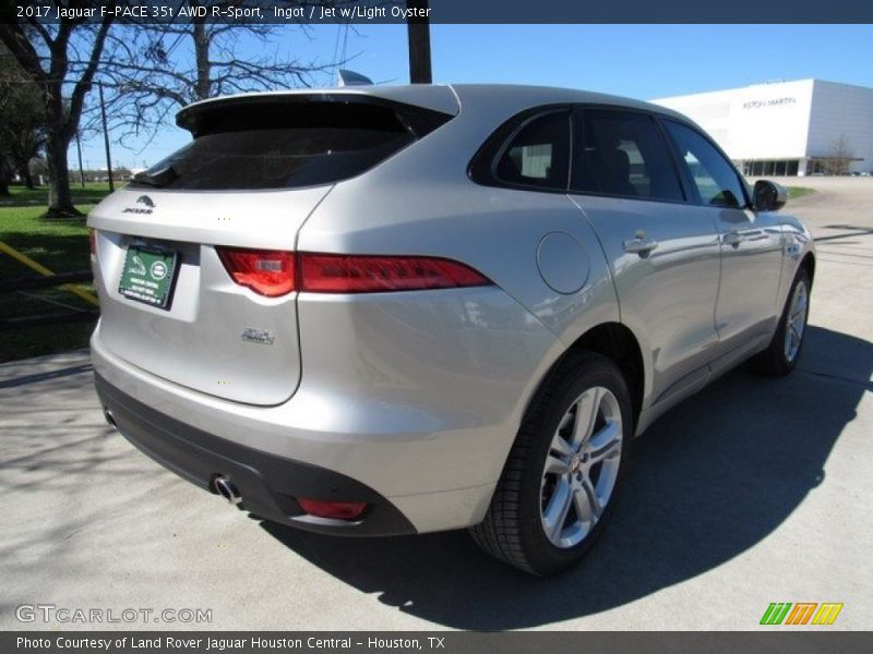 Ingot / Jet w/Light Oyster 2017 Jaguar F-PACE 35t AWD R-Sport