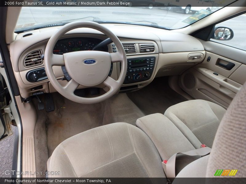 Gold Ash Metallic / Medium/Dark Pebble Beige 2006 Ford Taurus SE