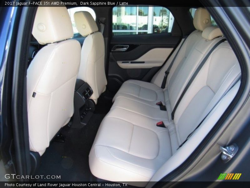 Dark Sapphire Blue / Latte 2017 Jaguar F-PACE 35t AWD Premium