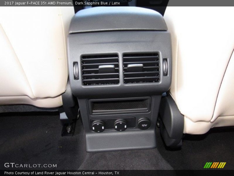 Dark Sapphire Blue / Latte 2017 Jaguar F-PACE 35t AWD Premium