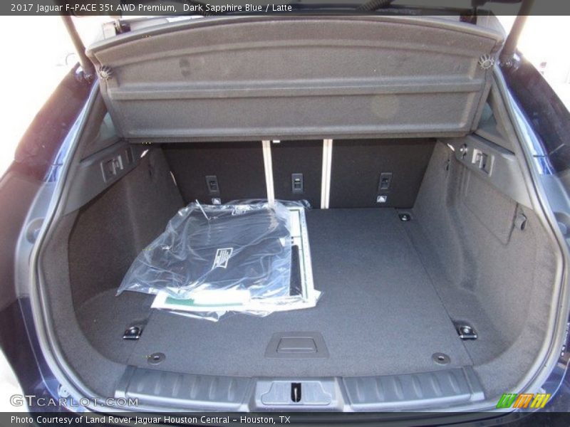Dark Sapphire Blue / Latte 2017 Jaguar F-PACE 35t AWD Premium