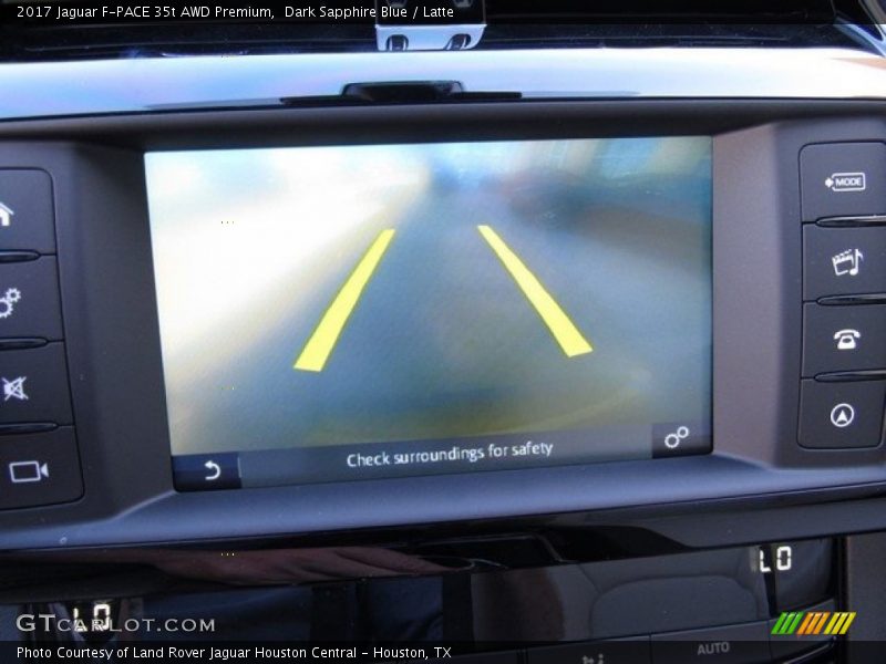 Dark Sapphire Blue / Latte 2017 Jaguar F-PACE 35t AWD Premium