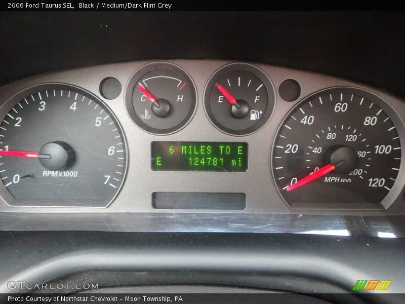Black / Medium/Dark Flint Grey 2006 Ford Taurus SEL