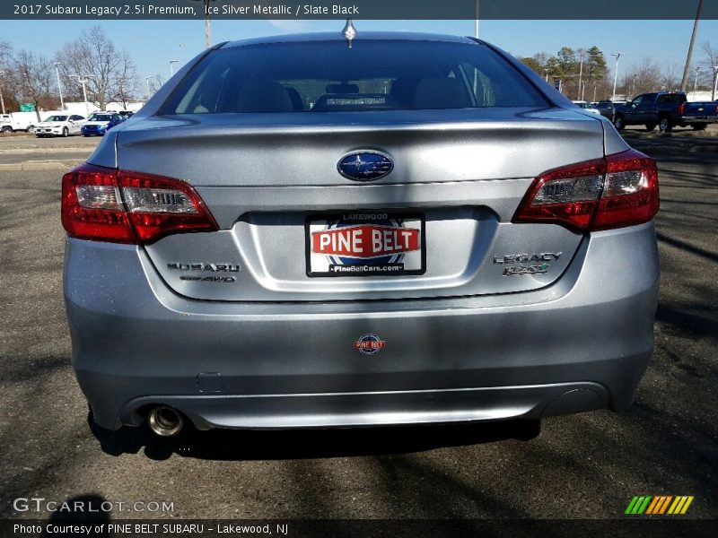 Ice Silver Metallic / Slate Black 2017 Subaru Legacy 2.5i Premium