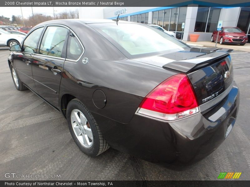 Mocha Bronze Metallic / Neutral Beige 2008 Chevrolet Impala LT