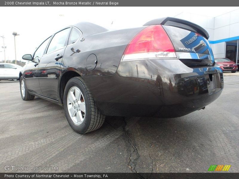 Mocha Bronze Metallic / Neutral Beige 2008 Chevrolet Impala LT
