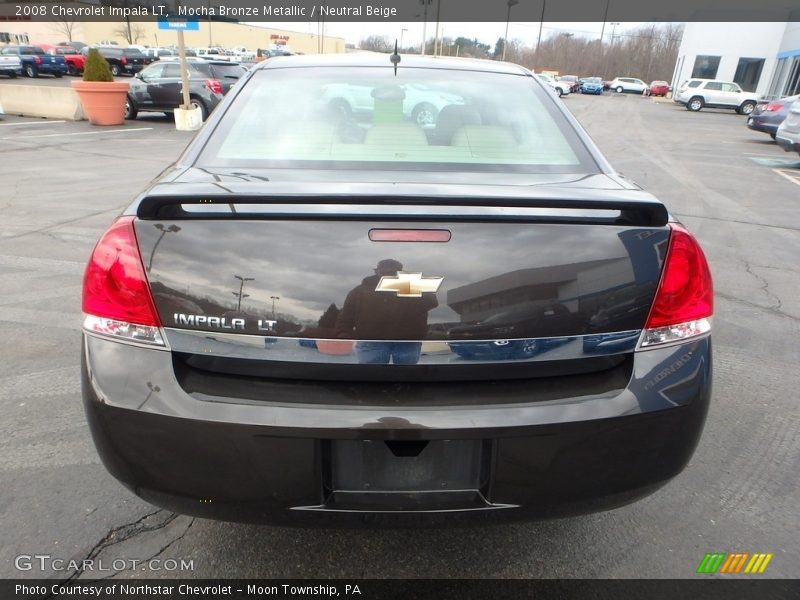 Mocha Bronze Metallic / Neutral Beige 2008 Chevrolet Impala LT