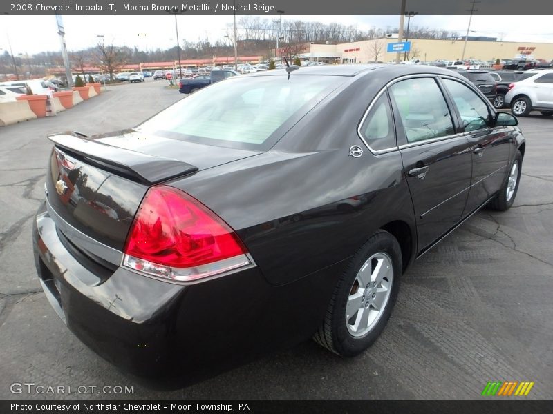 Mocha Bronze Metallic / Neutral Beige 2008 Chevrolet Impala LT