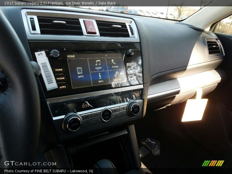 Ice Silver Metallic / Slate Black 2017 Subaru Legacy 2.5i Premium
