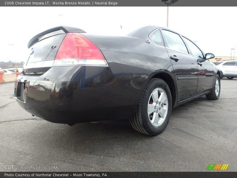 Mocha Bronze Metallic / Neutral Beige 2008 Chevrolet Impala LT