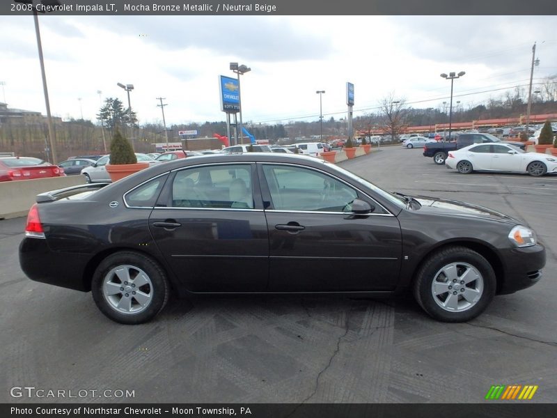 Mocha Bronze Metallic / Neutral Beige 2008 Chevrolet Impala LT
