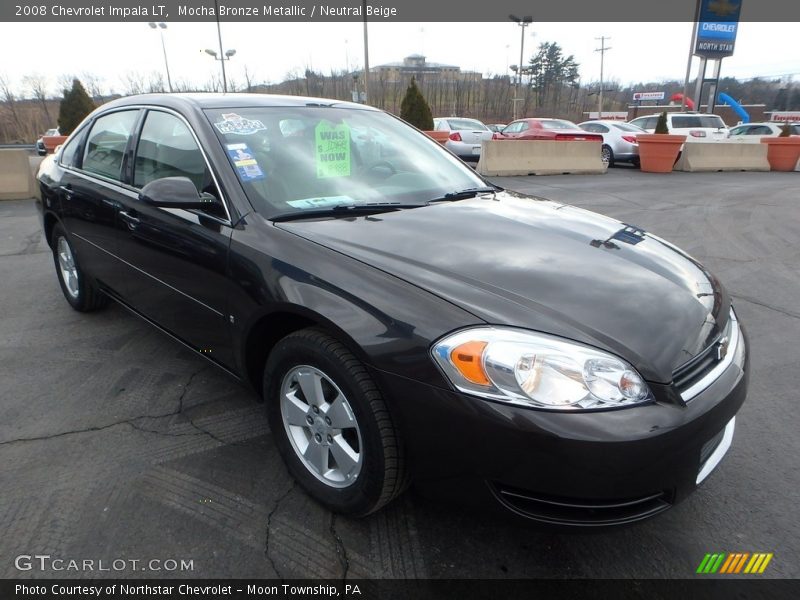 Mocha Bronze Metallic / Neutral Beige 2008 Chevrolet Impala LT