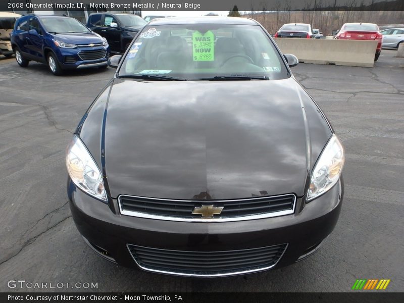 Mocha Bronze Metallic / Neutral Beige 2008 Chevrolet Impala LT