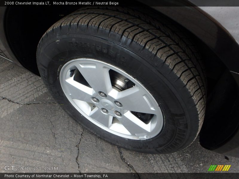 Mocha Bronze Metallic / Neutral Beige 2008 Chevrolet Impala LT