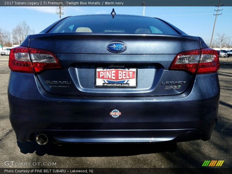 Twilight Blue Metallic / Warm Ivory 2017 Subaru Legacy 2.5i Premium