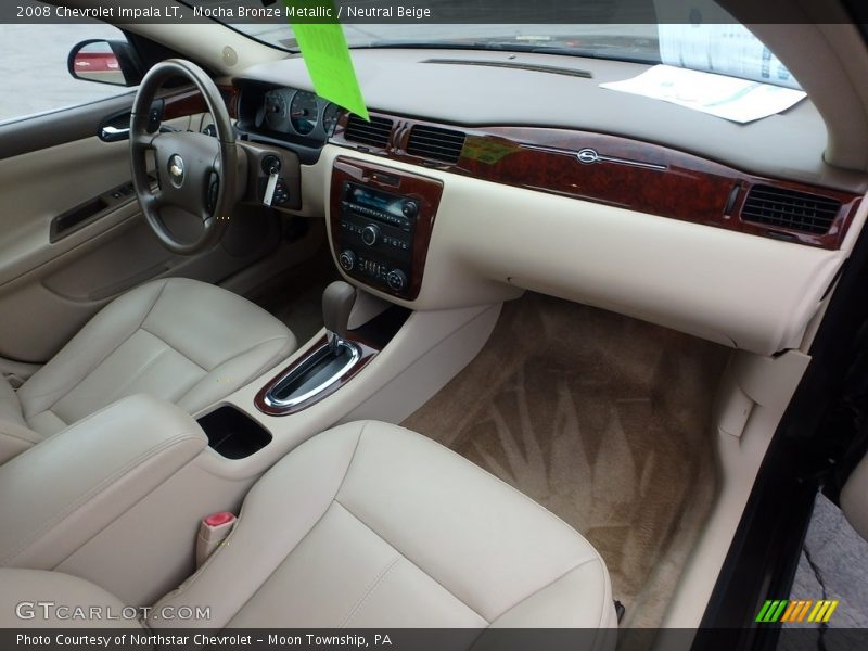 Mocha Bronze Metallic / Neutral Beige 2008 Chevrolet Impala LT