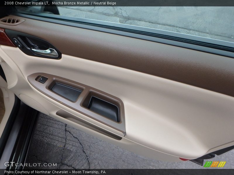 Mocha Bronze Metallic / Neutral Beige 2008 Chevrolet Impala LT