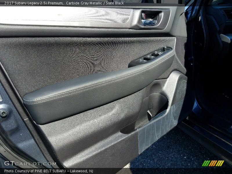 Carbide Gray Metallic / Slate Black 2017 Subaru Legacy 2.5i Premium