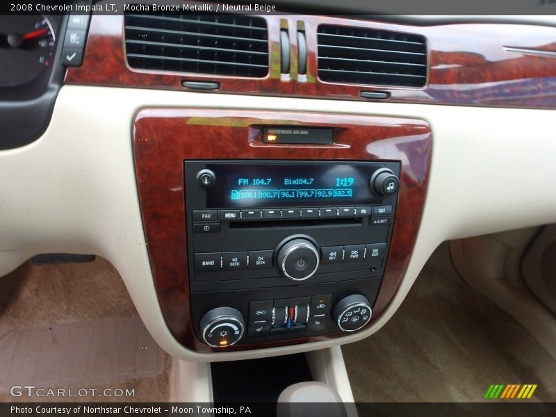 Mocha Bronze Metallic / Neutral Beige 2008 Chevrolet Impala LT