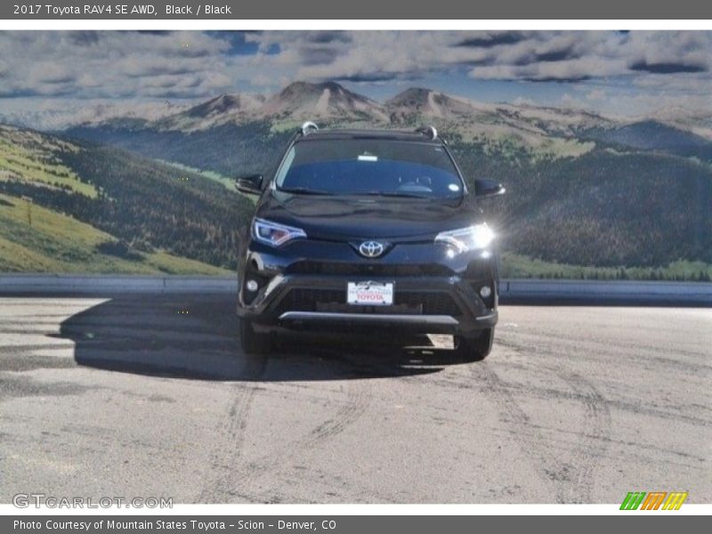 Black / Black 2017 Toyota RAV4 SE AWD