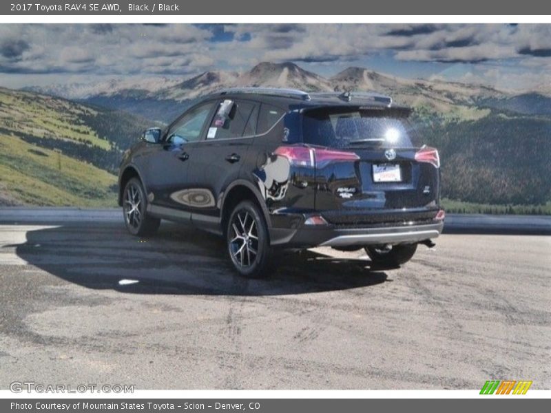 Black / Black 2017 Toyota RAV4 SE AWD