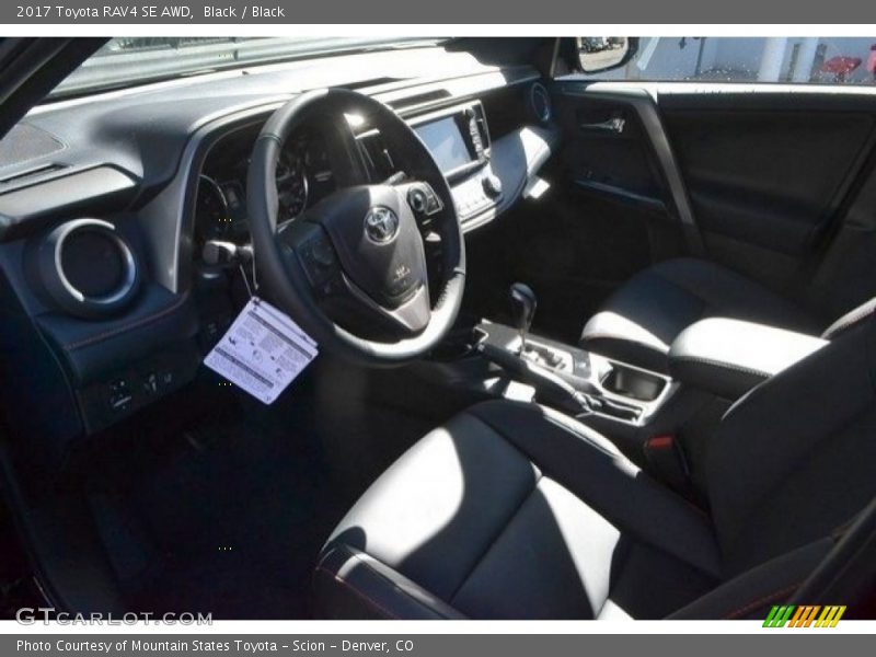 Black / Black 2017 Toyota RAV4 SE AWD