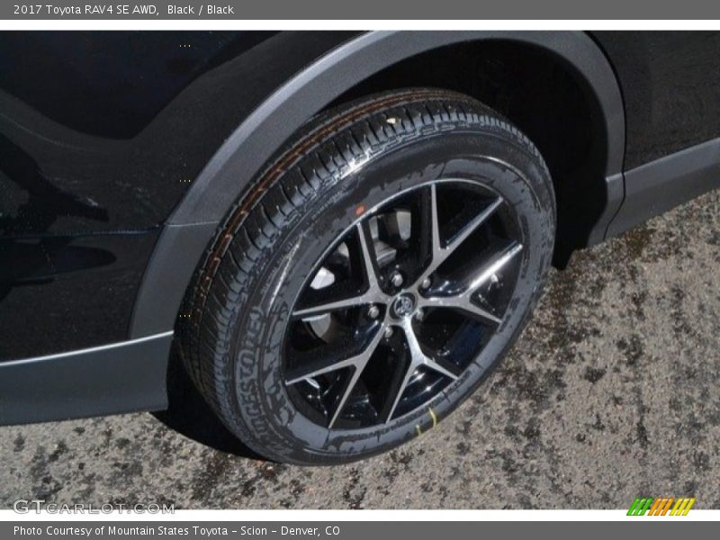Black / Black 2017 Toyota RAV4 SE AWD
