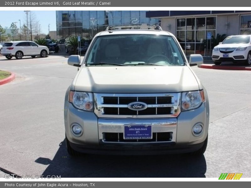 Gold Leaf Metallic / Camel 2012 Ford Escape Limited V6