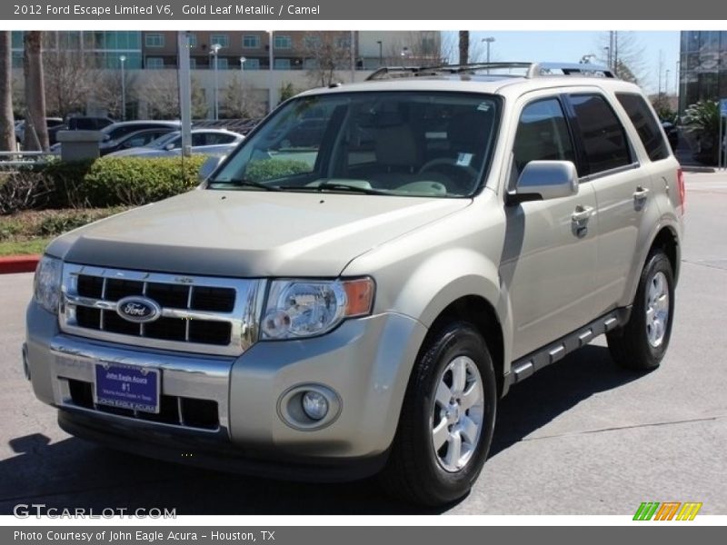 Gold Leaf Metallic / Camel 2012 Ford Escape Limited V6