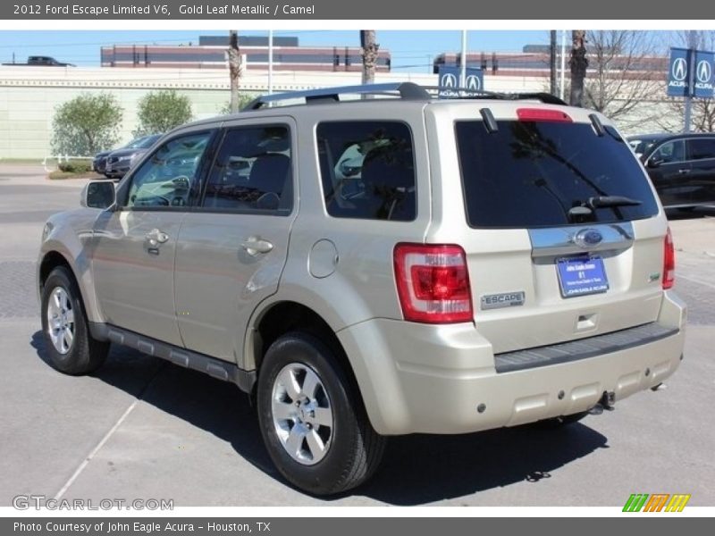 Gold Leaf Metallic / Camel 2012 Ford Escape Limited V6