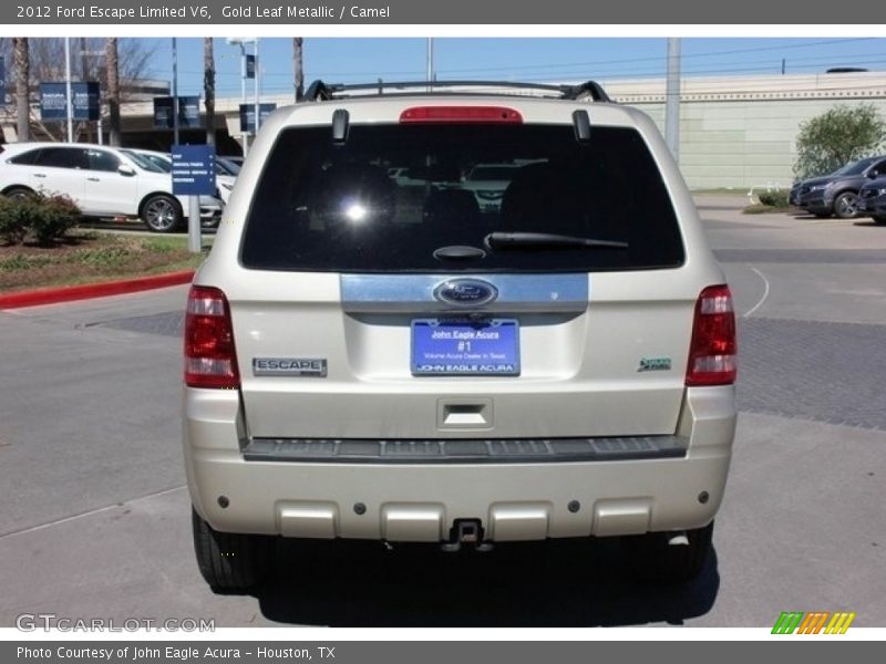 Gold Leaf Metallic / Camel 2012 Ford Escape Limited V6