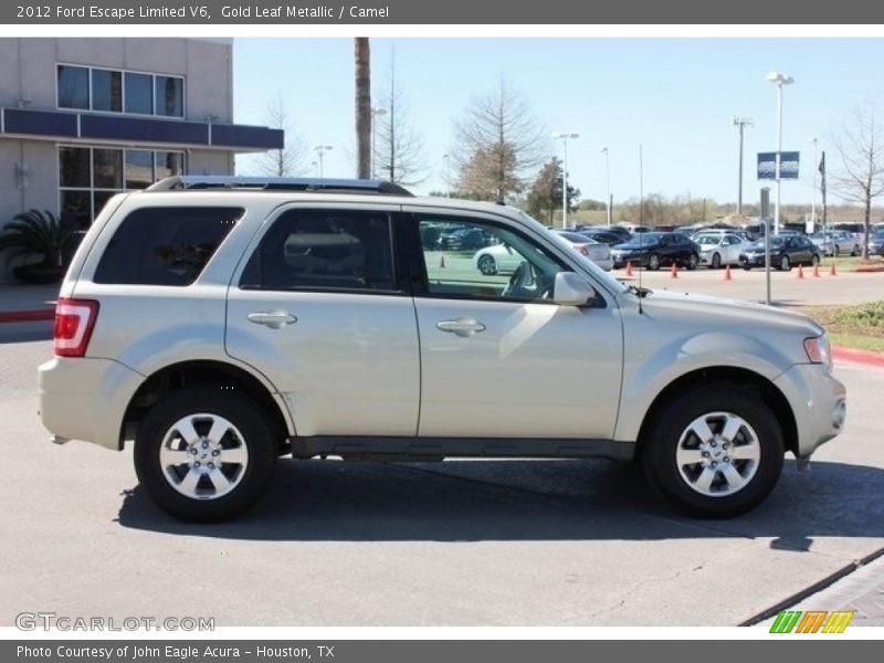 Gold Leaf Metallic / Camel 2012 Ford Escape Limited V6