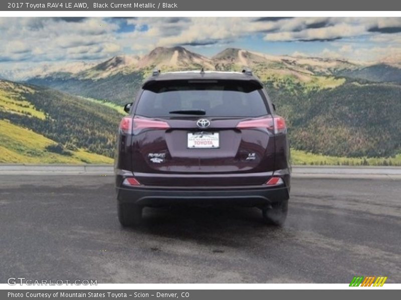 Black Current Metallic / Black 2017 Toyota RAV4 LE AWD